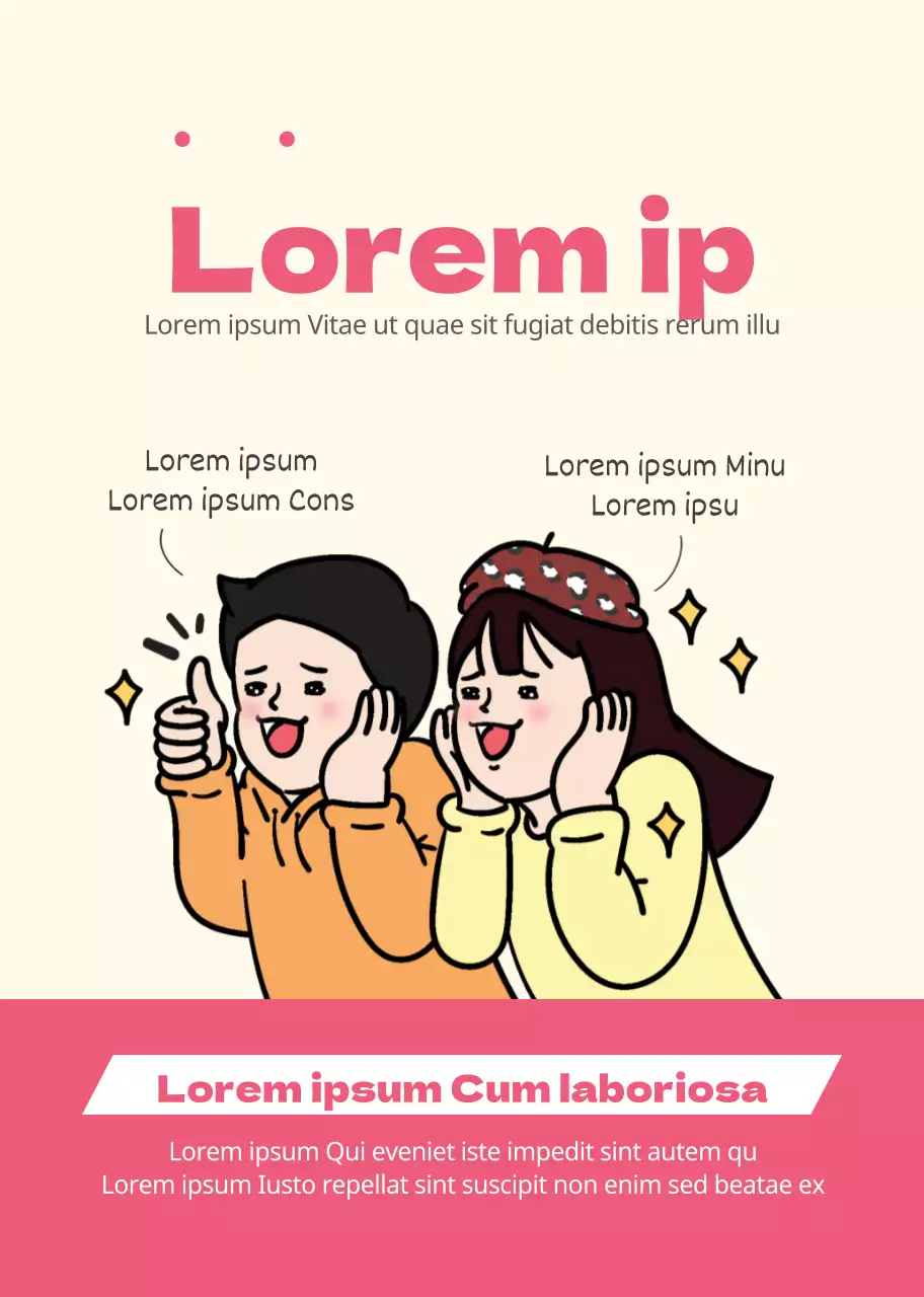 Caderno promocional escolar com um conceito de ilustração giro