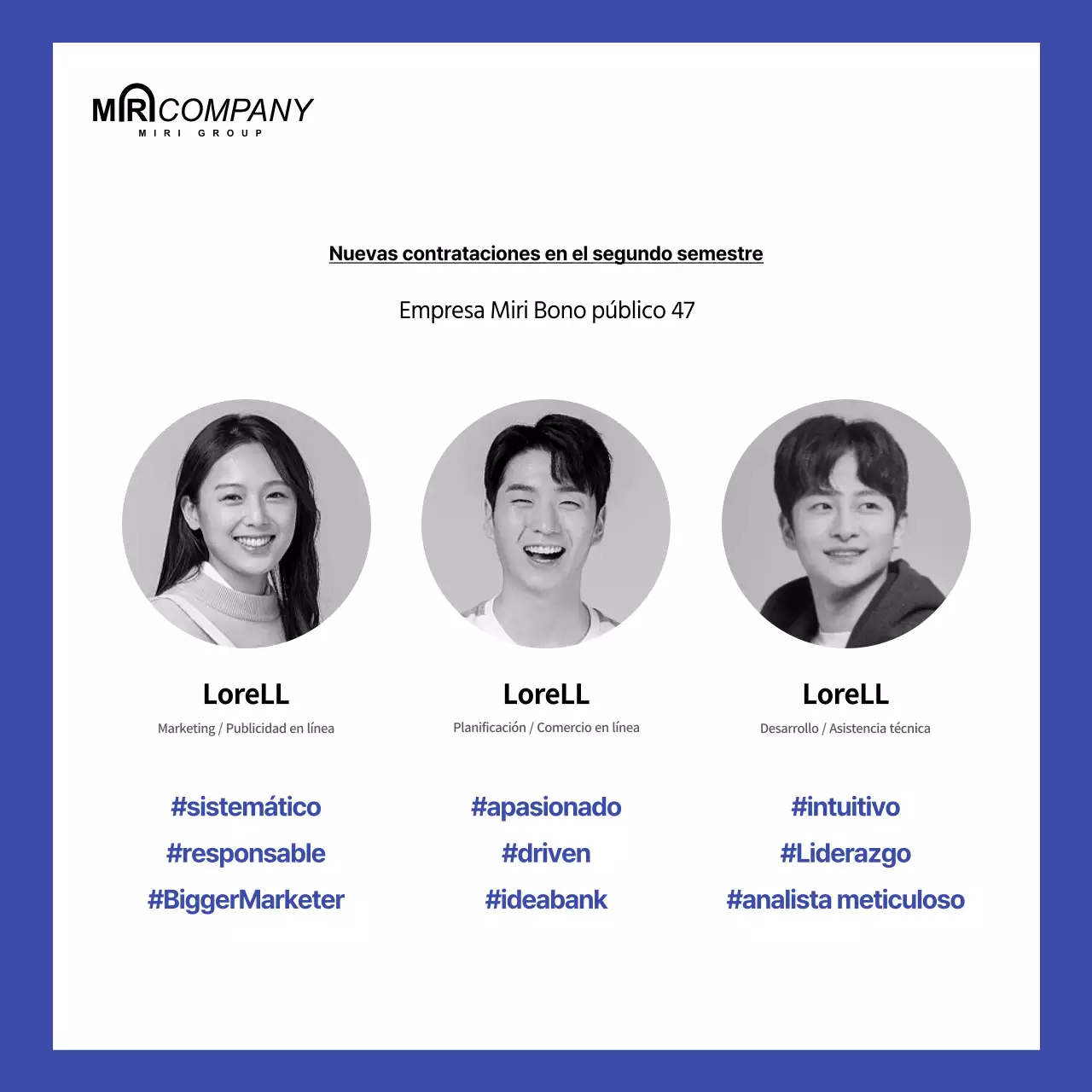 Concepto azul amarillo tarjeta de presentación de empleado corporativo noticias contenido de medios sociales