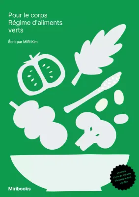 illustration verte mignonne alimentation verte régime alimentaire