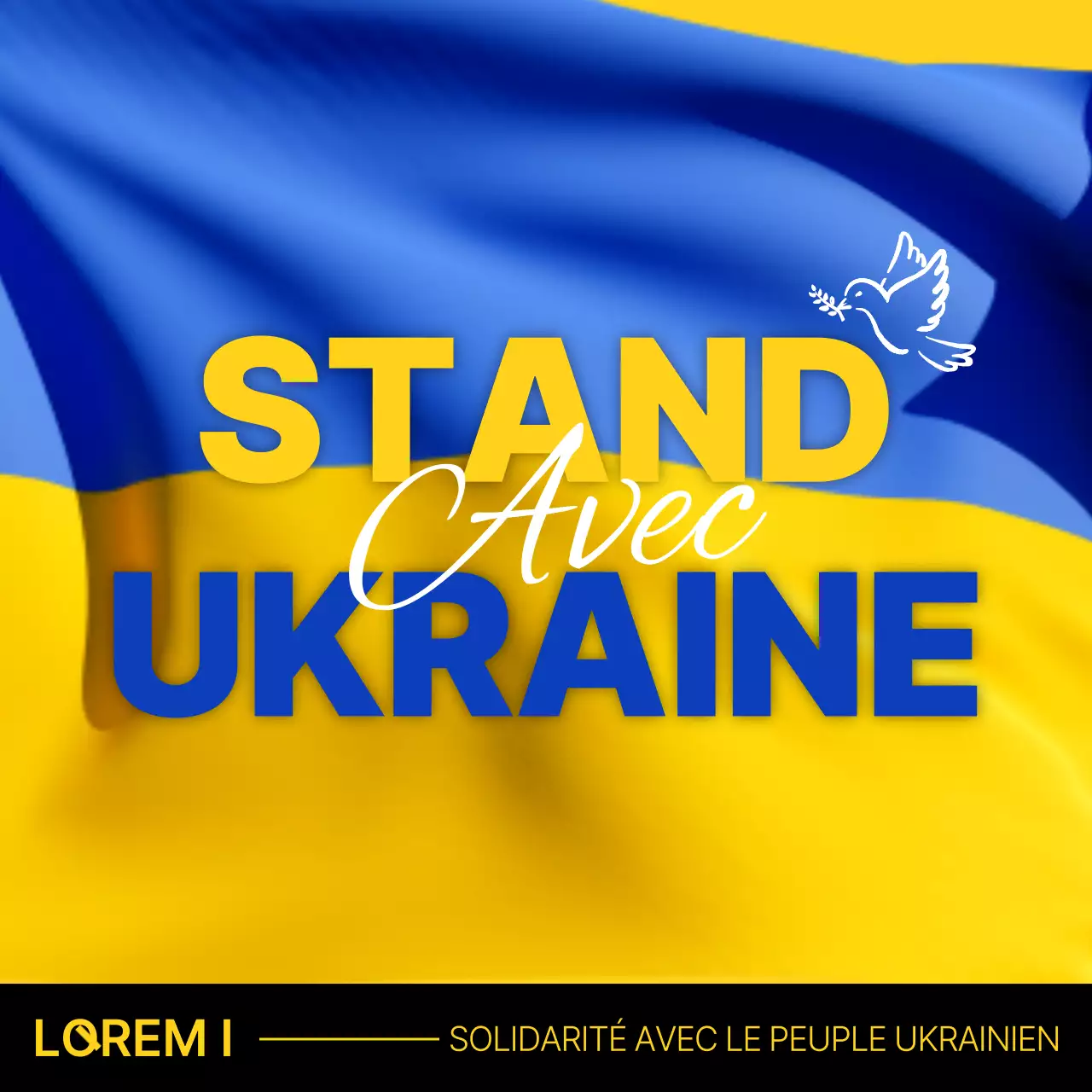 La guerre des opposés bleu et jaune