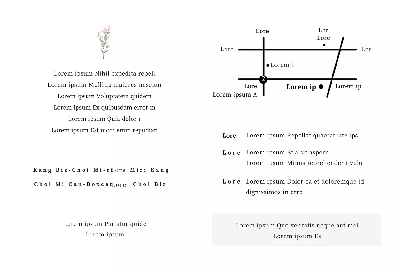 Hochzeitseinladung mit rosa Aquarellblumen-Illustration