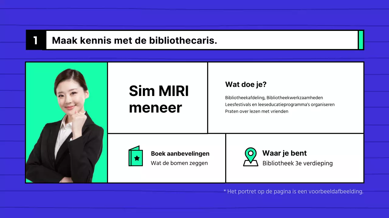 Een gids voor het gebruik van de blue and mint middenschoolbibliotheek