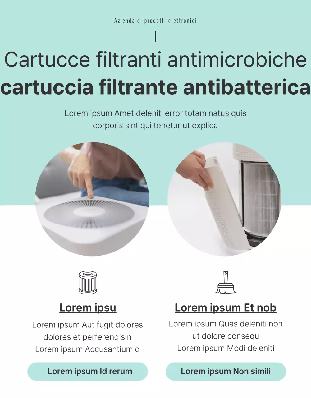 Guida al prodotto per un semplice umidificatore a ultrasuoni color menta