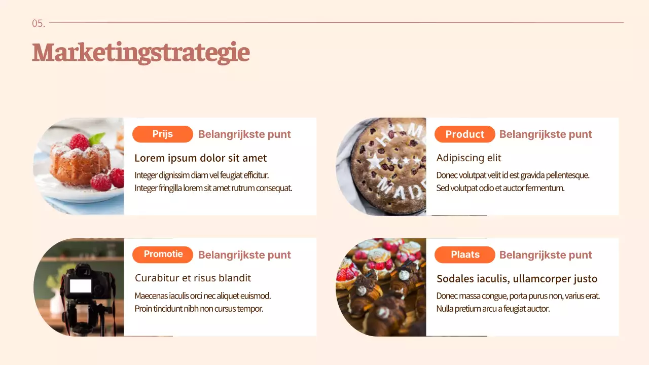 Rustige en eenvoudige Valentijnsdagplanner met oranje accenten op een warme bruine achtergrond