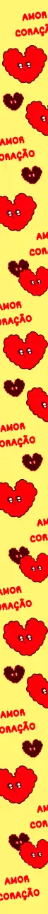 Padrão de ilustração de um coração de uma nuvem gira em vermelho, castanho e amarelo