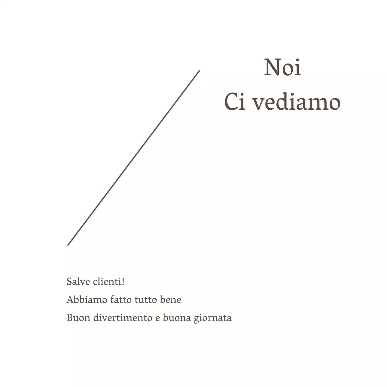 Promuovere un semplice ristorante bianco