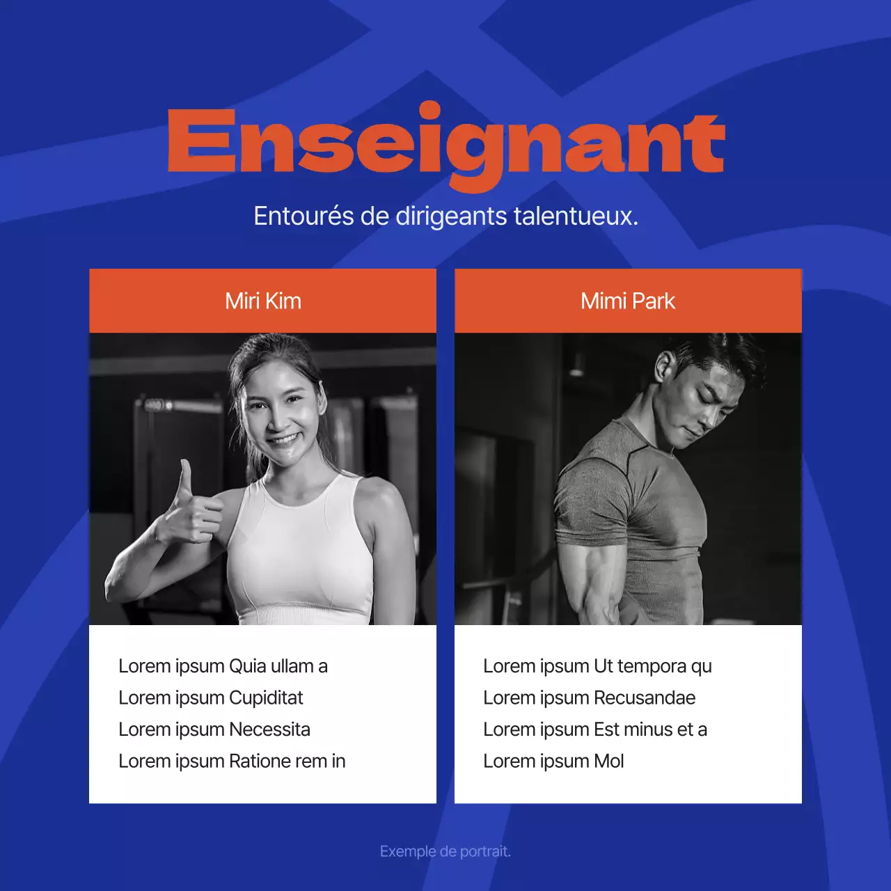 Recrutement pour l'équipe de basket du Sportscentre bleu et orange