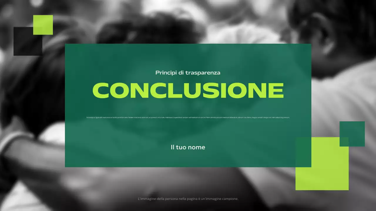 bando verde moderno no-profit