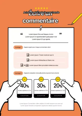 Orange Jaune Événement d'examen à la ligne claire