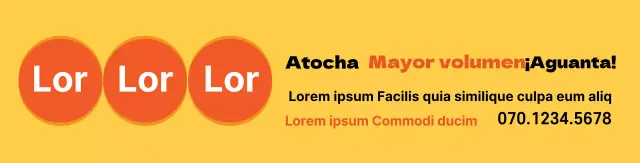 Promocione su propiedad con acentos amarillo-naranja