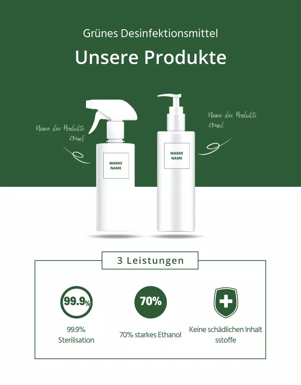 Verkaufen Sie grüne, natürliche Sanitärprodukte