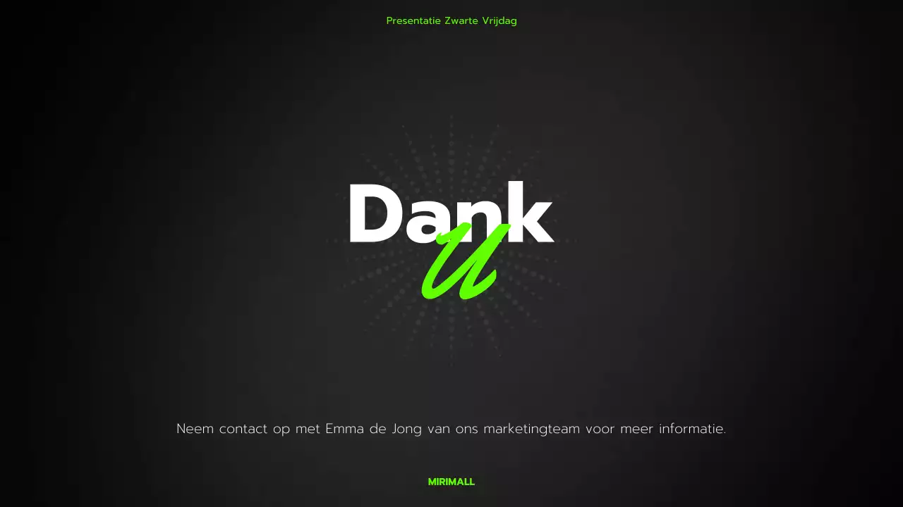 Een eenvoudige zwart met limoengroene Black Friday-evenementenplanner voor winkelcentra