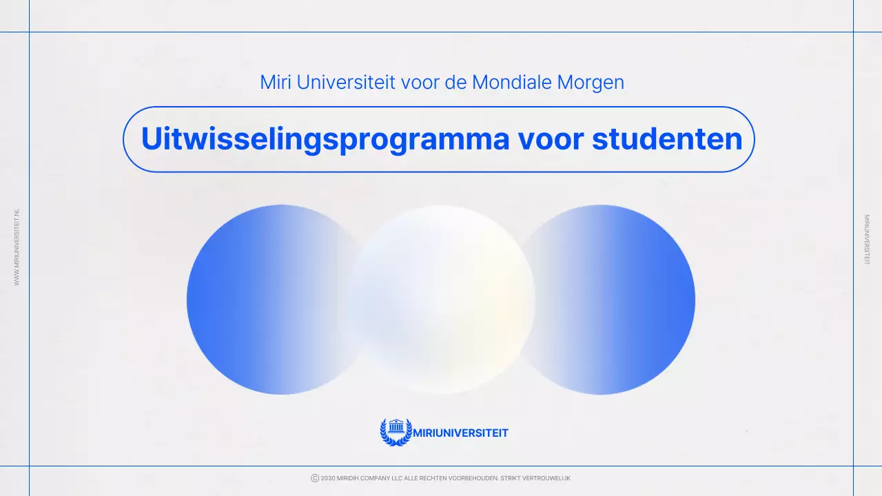 Een eenvoudige blauwe en grijze hostuitwisselingsinformatiesessie