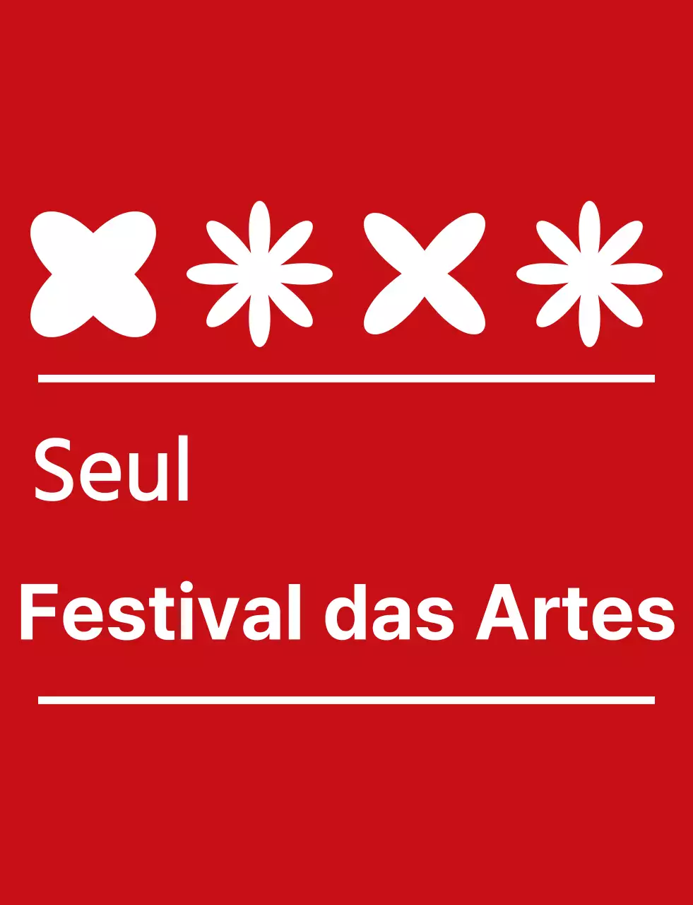 vermelho e branco simples festival de artes símbolo ícone logotipo estilo festival cultural pessoal