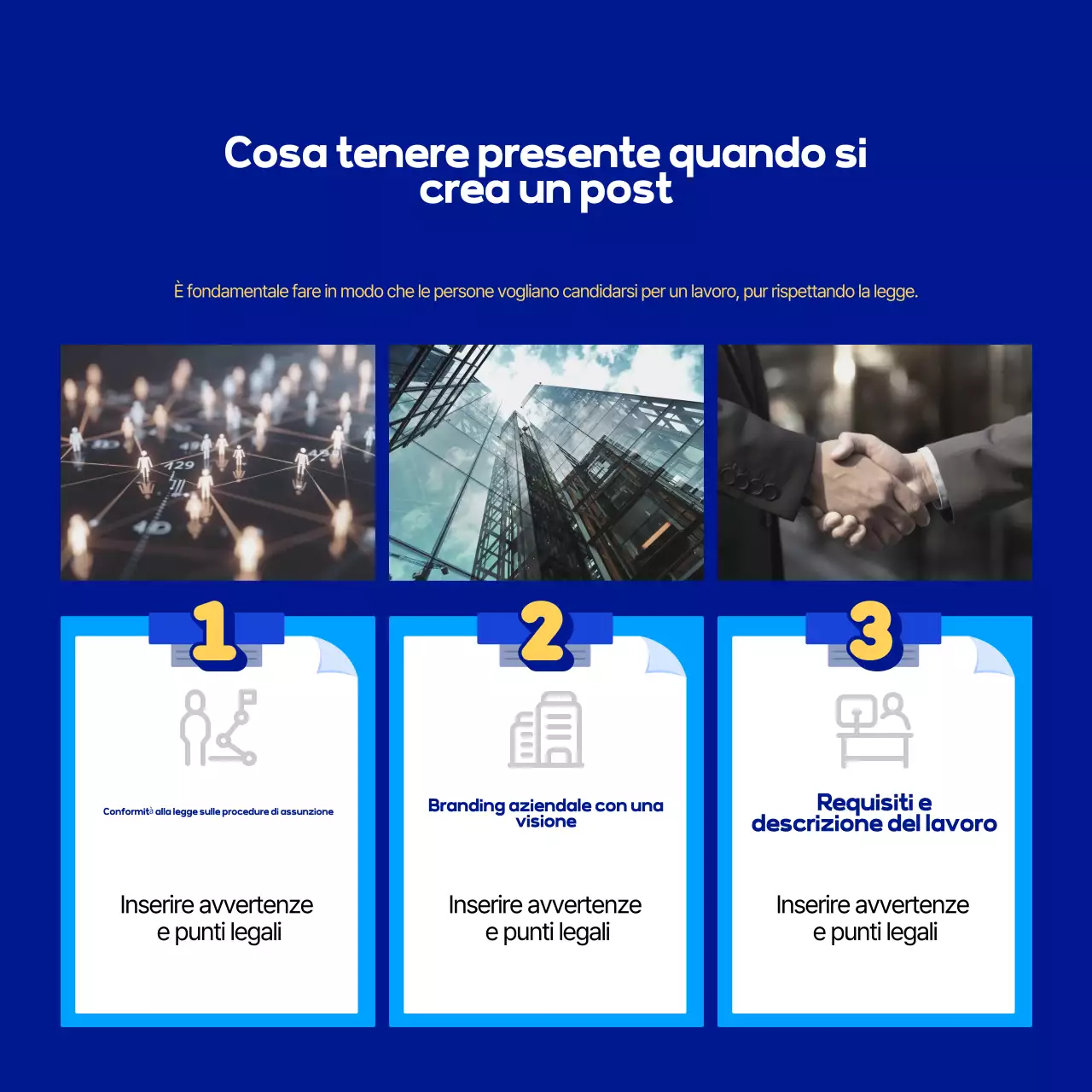 Annunci di lavoro in giallo