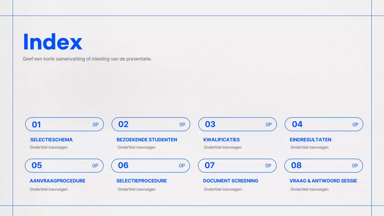 Een eenvoudige blauwe en grijze hostuitwisselingsinformatiesessie