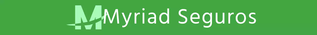 Um logótipo simples para uma companhia de seguros com um esquema de cores verde e chartreuse.