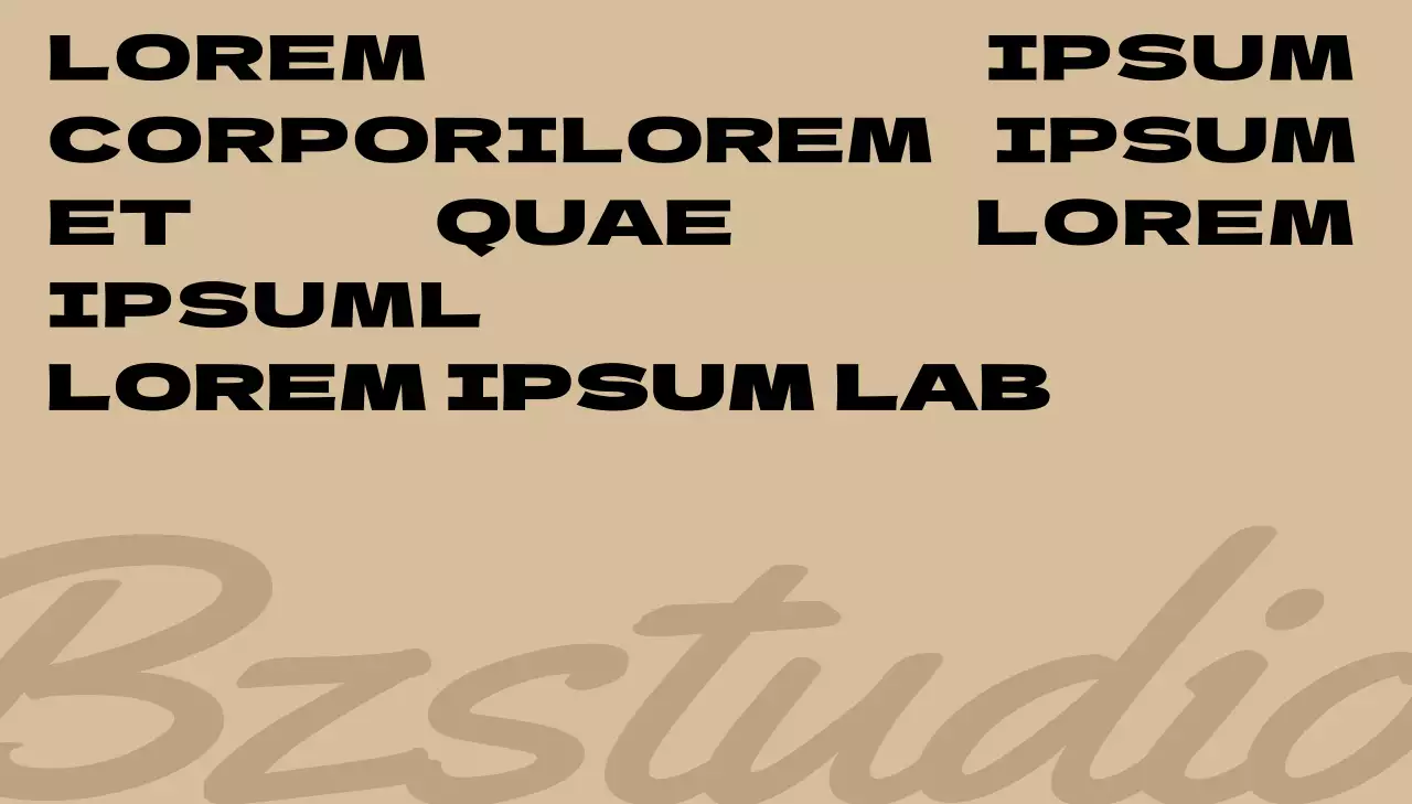 Elegantes Design mit Text in ruhigen, edlen Farben