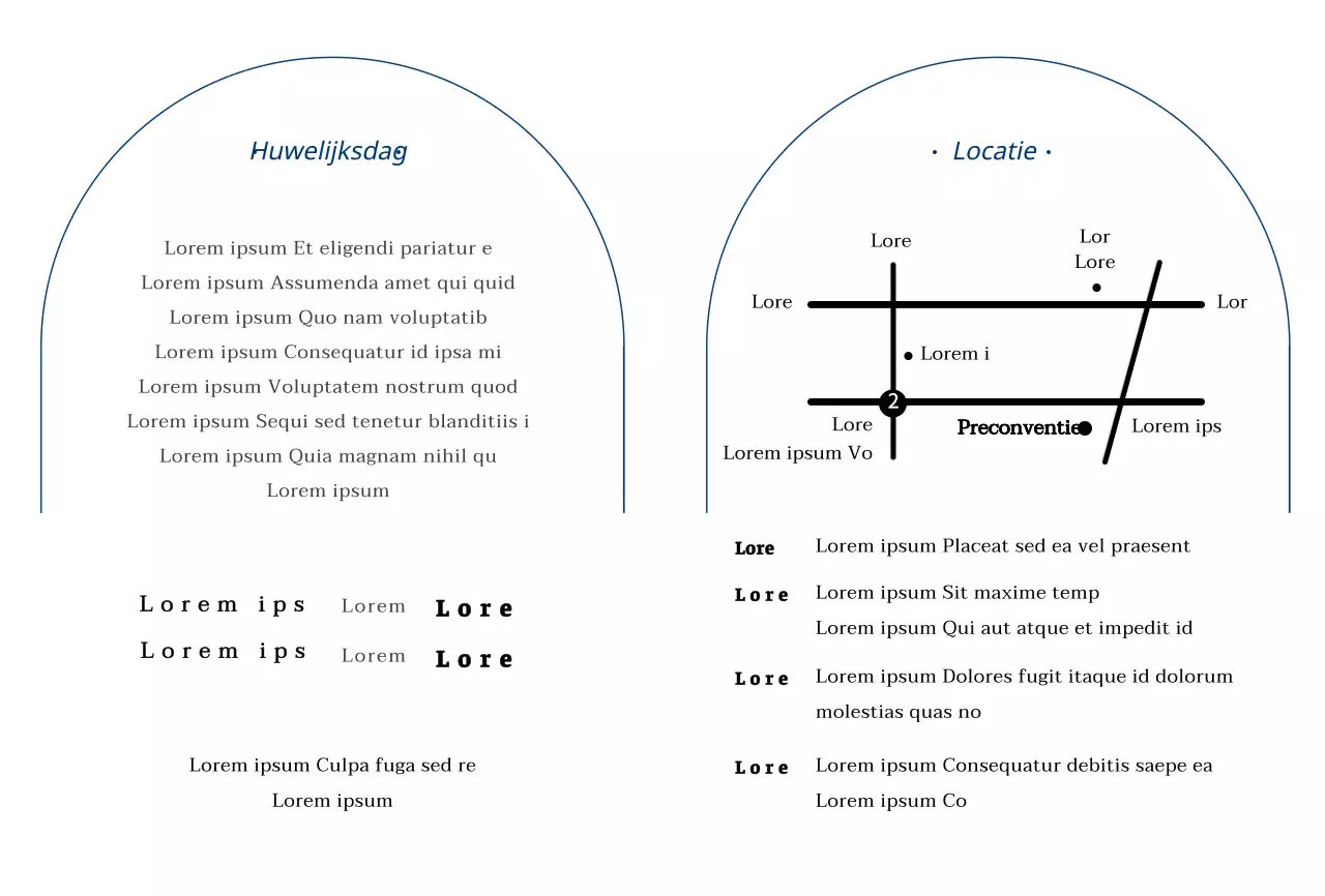 Huwelijksuitnodigingen met een uniek fotolay-outconcept
