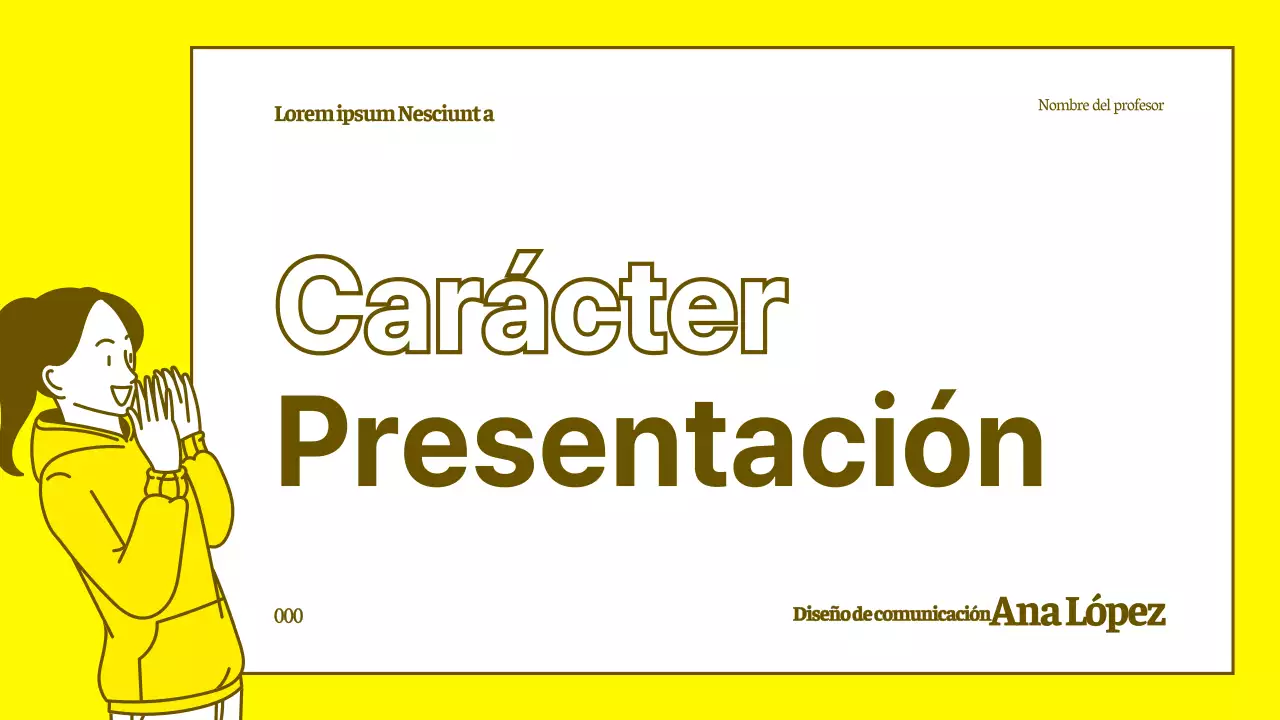 Tutorial de ilustración de personajes limpios en amarillo y marrón