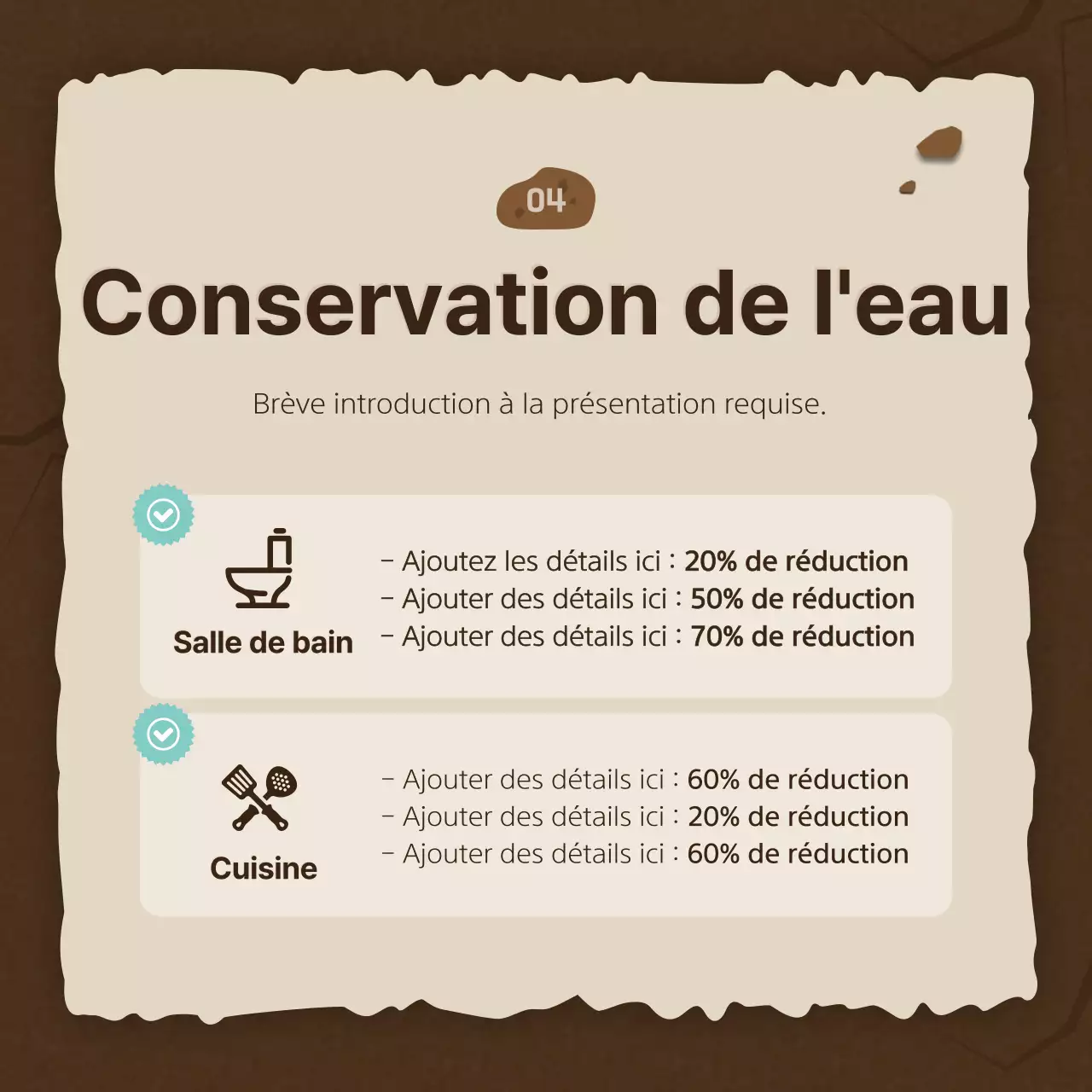 Sécheresse et conservation de l'eau dans le concept de la terre brune fissurée