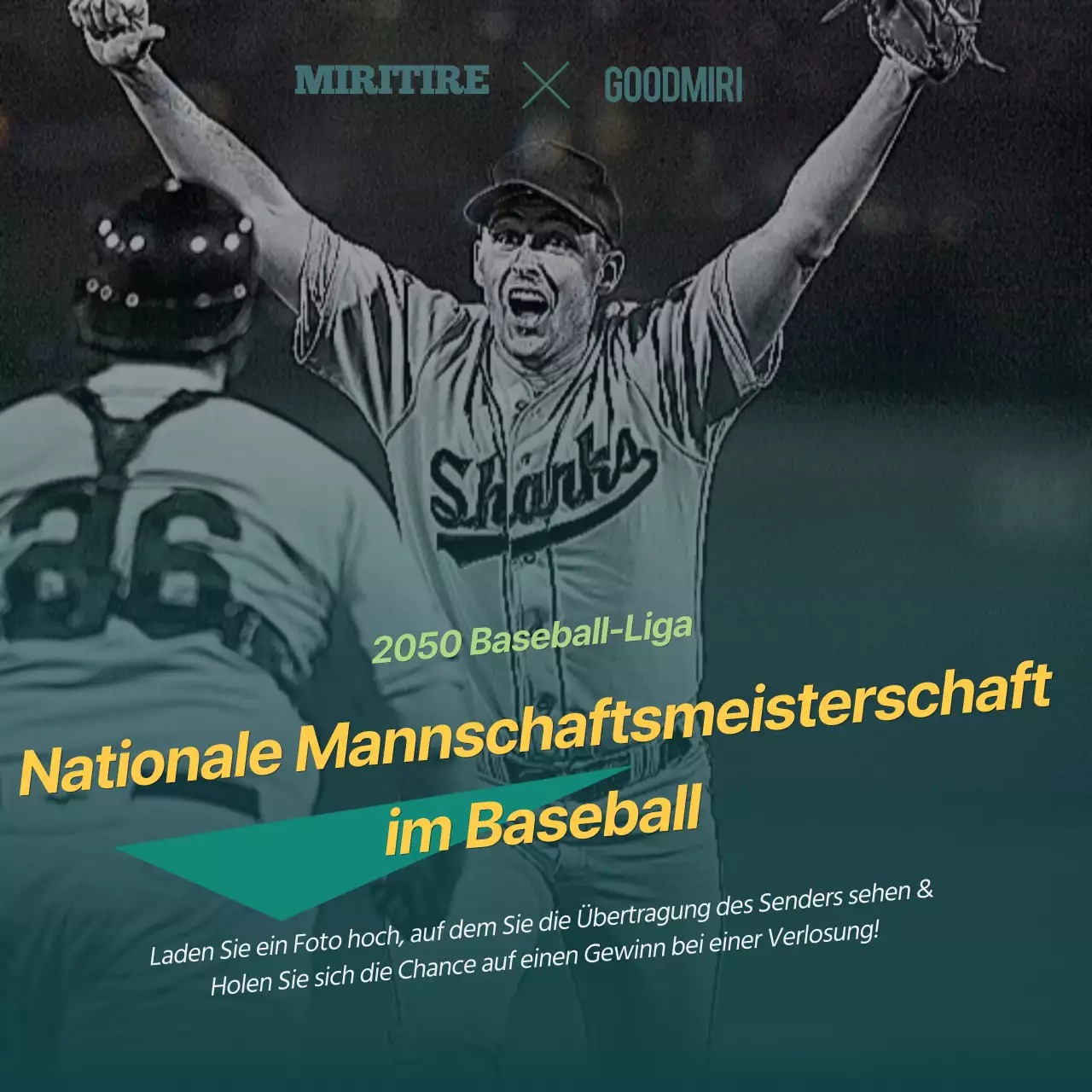 Internationales Baseballteam wünscht sich Event in Grün und Gelb