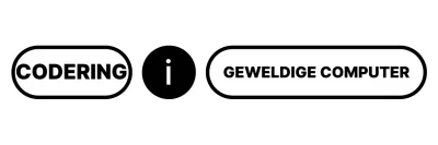 Promoot computer codering school in zwart en eenvoudige tekst briefpapier stijl