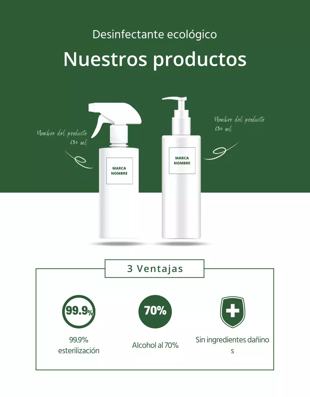 Vender productos desinfectantes ecológicos y naturales