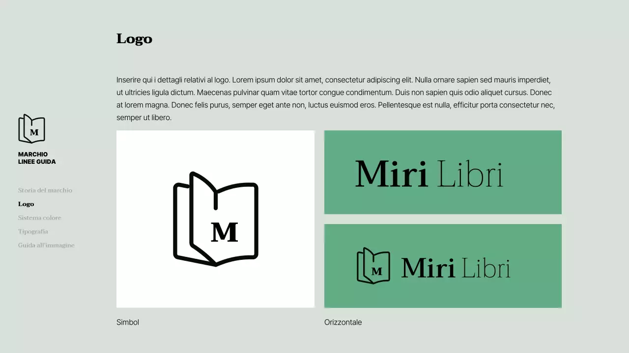 Linee guida per un'identità del marchio verde e pulita