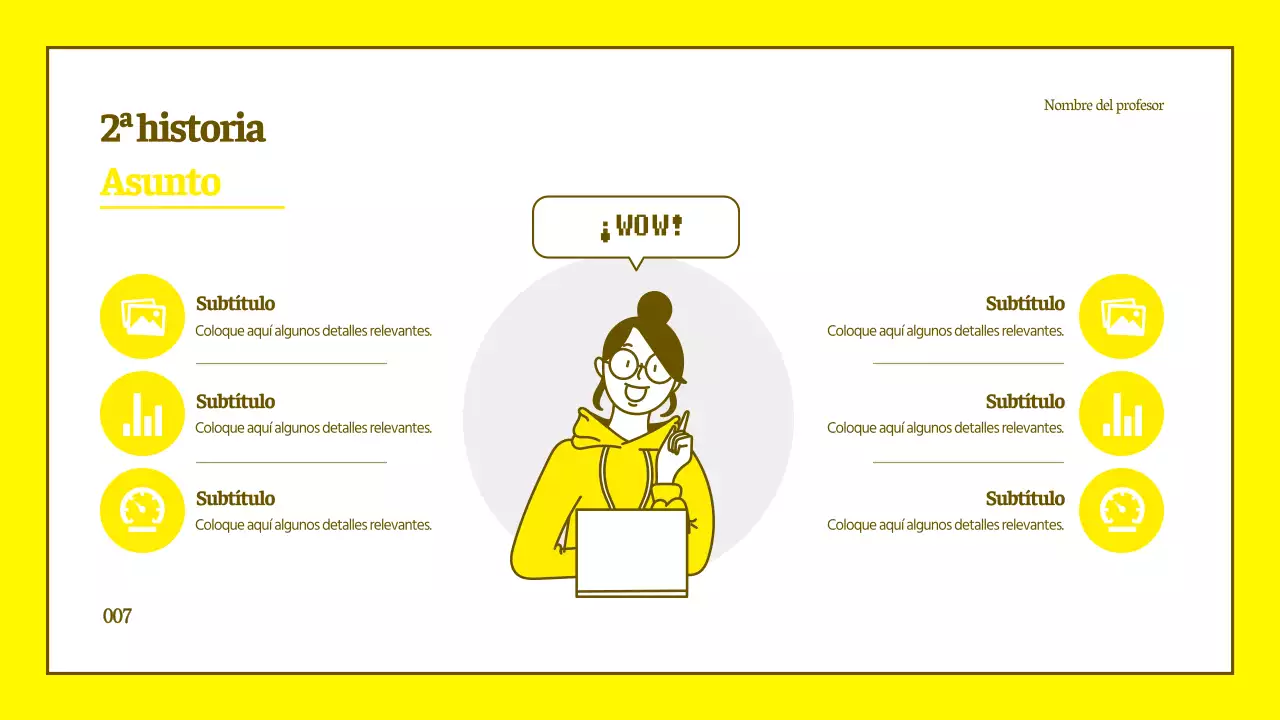 Tutorial de ilustración de personajes limpios en amarillo y marrón