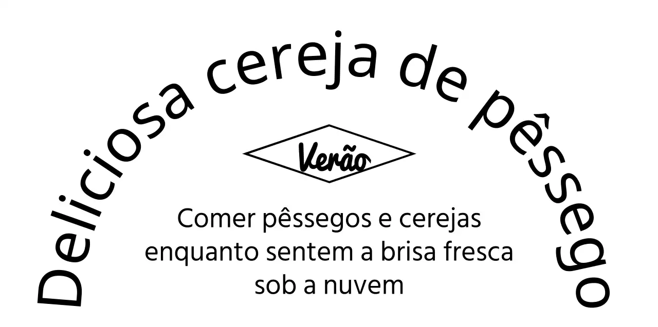 Mercadoria personalizada com conceito emocional e texto em preto