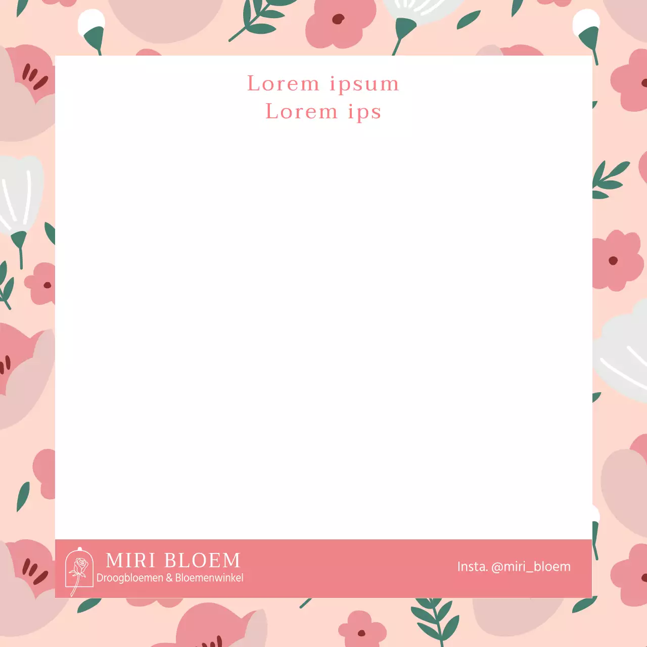 Mochi memoji_bloempatroon_roze