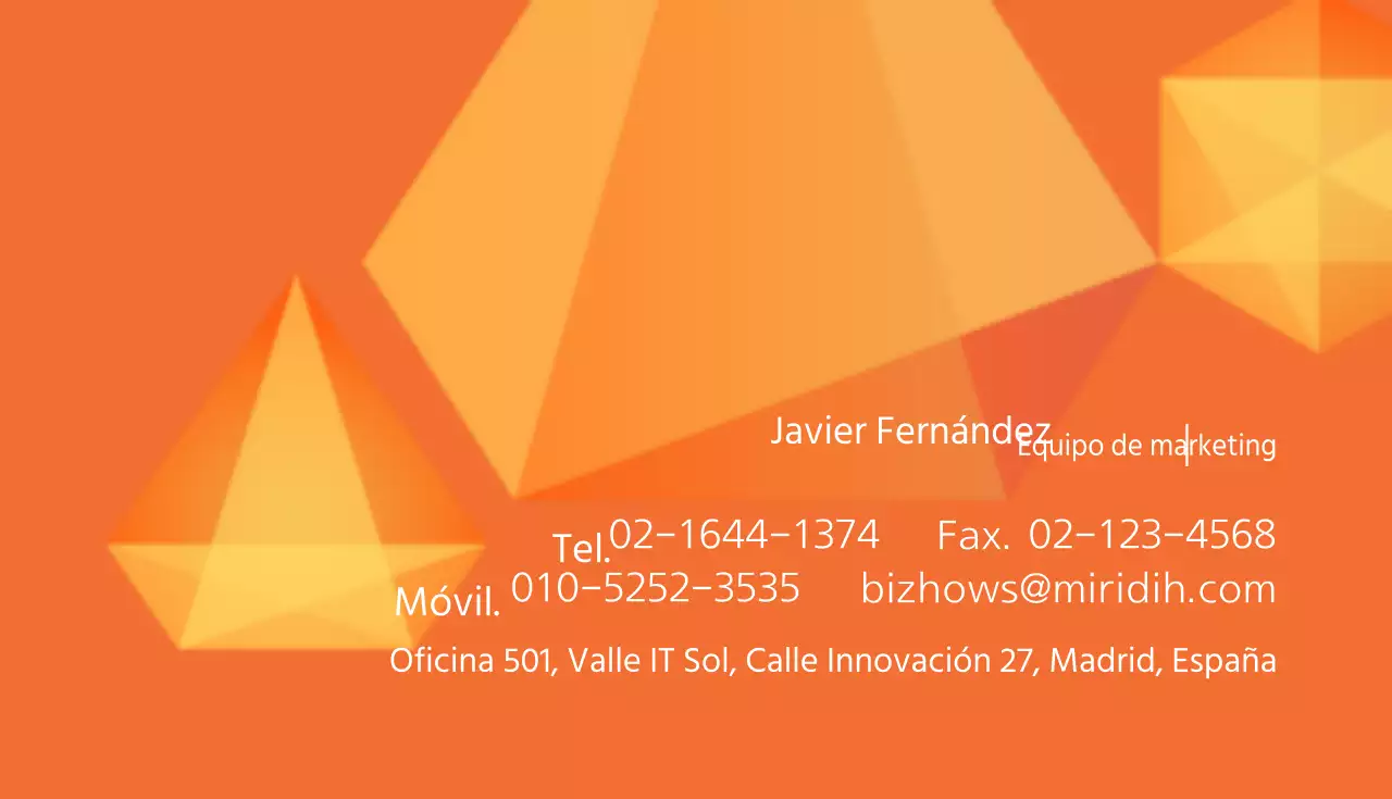 Tarjetas de visita de medios de comunicación