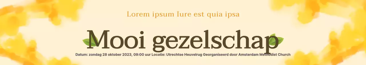 Herfst buiten aanbidding