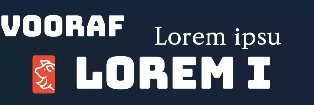 Een eenregelig schortontwerp met de naam van een varkensvleesrestaurant in een kalligrafische stijl.