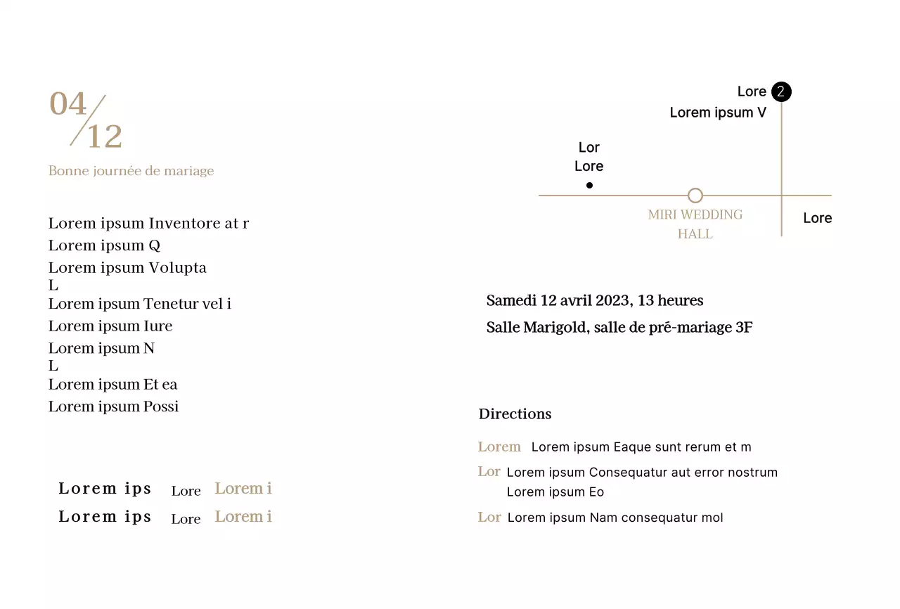Invitation de mariage au texte épuré dans un cadre ovale