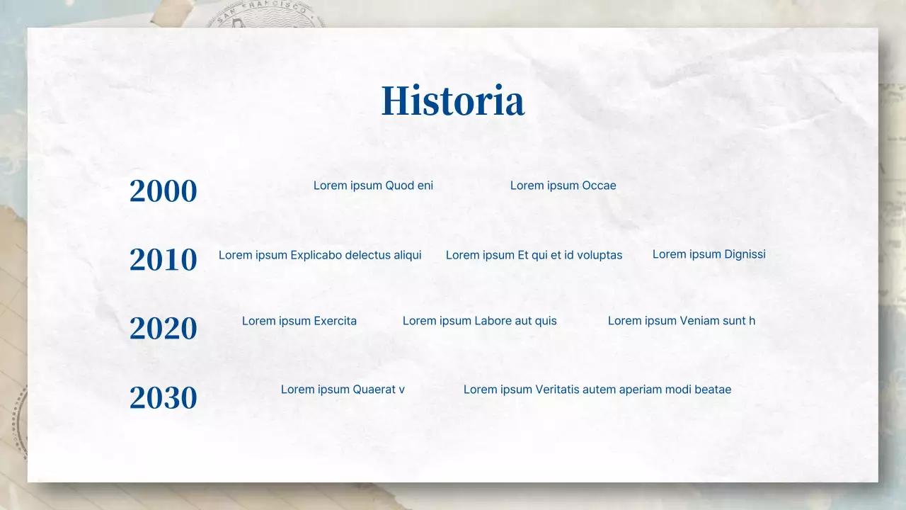 Una agencia de viajes de postal en tonos azules y pastel