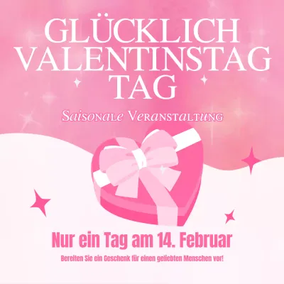 Kitschige saisonale Veranstaltungen zum White Day mit rosa und weißem Hintergrund