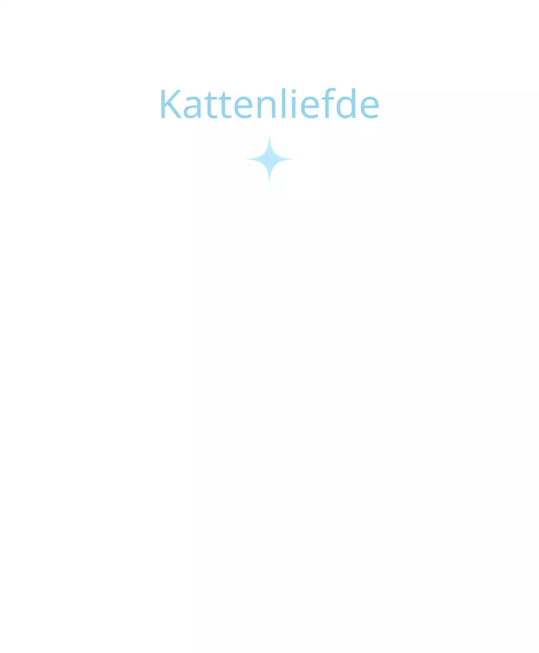 Schattige witte kat met hemelachtergrond