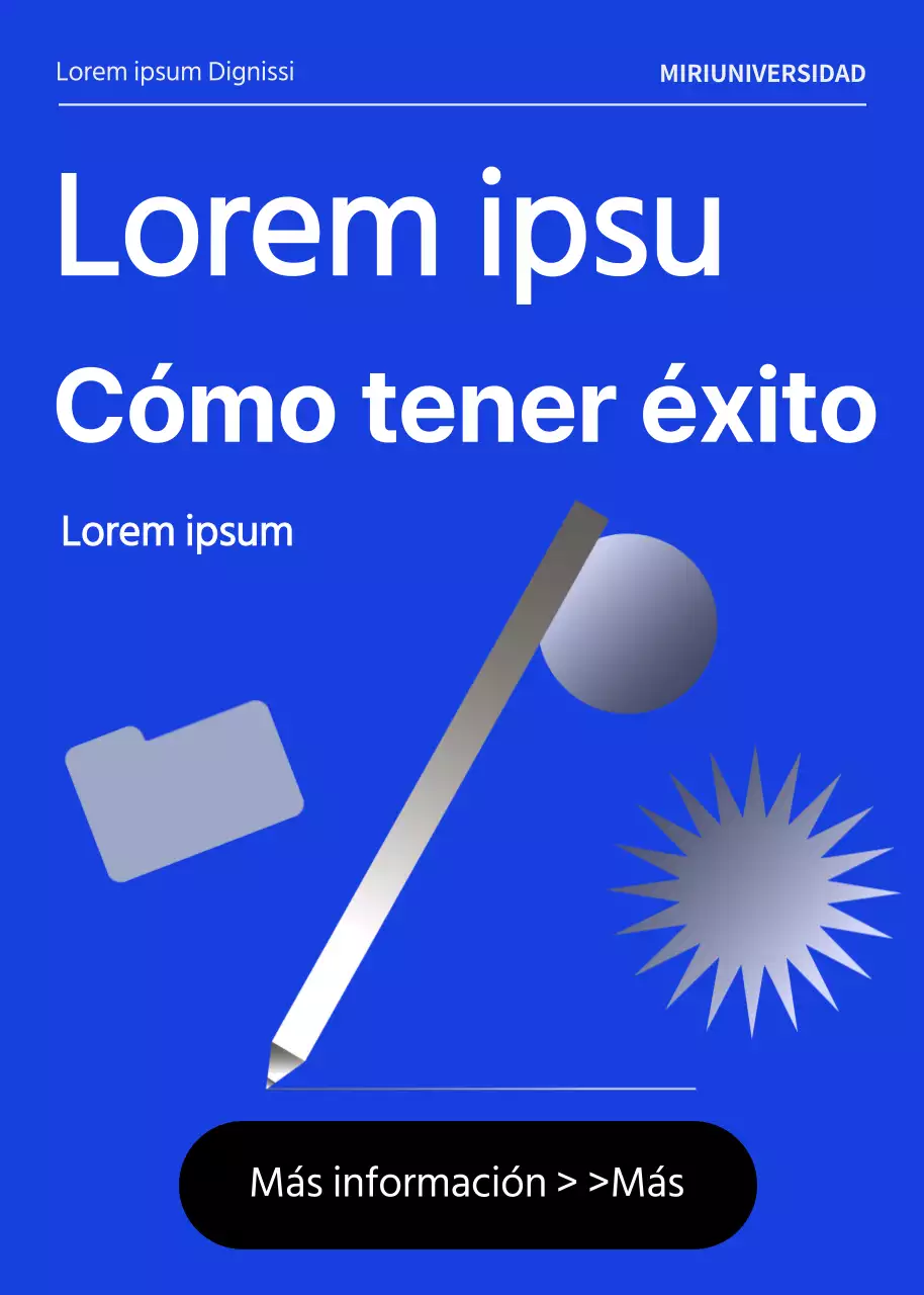 Una sencilla carta de presentación azul y gris
