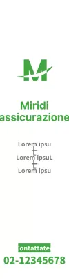 Proposta di consulenza assicurativa con logo e testo verde e pulito