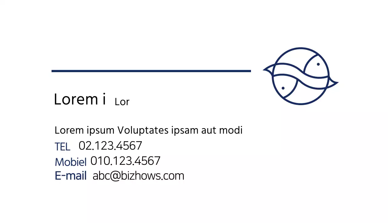 blauwe illustratie eenvoudig restaurant zeevruchten