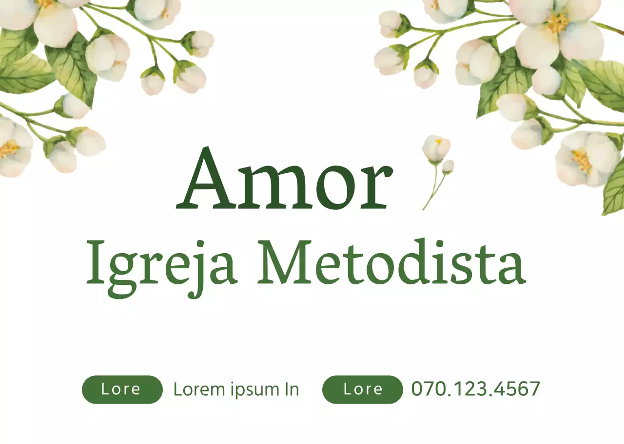 flor verde branca ilustração ilustração promoção igreja