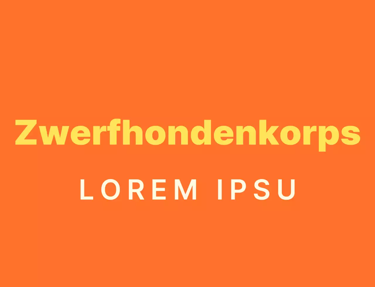 Eenvoudig hartvormig logo in oranje en felgeel Outreach-centrum organisatie