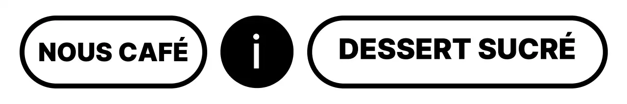 Texte simple noir pour l'interface utilisateur Style papeterie Cafe