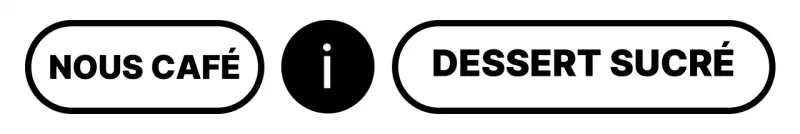 Texte simple noir pour l'interface utilisateur Style papeterie Cafe