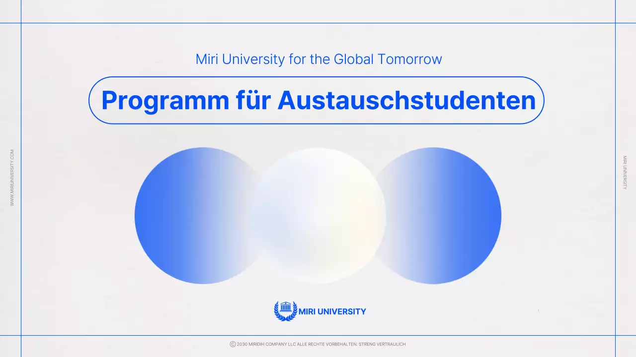 Eine einfache blaue und graue Host-Austausch-Informationssitzung