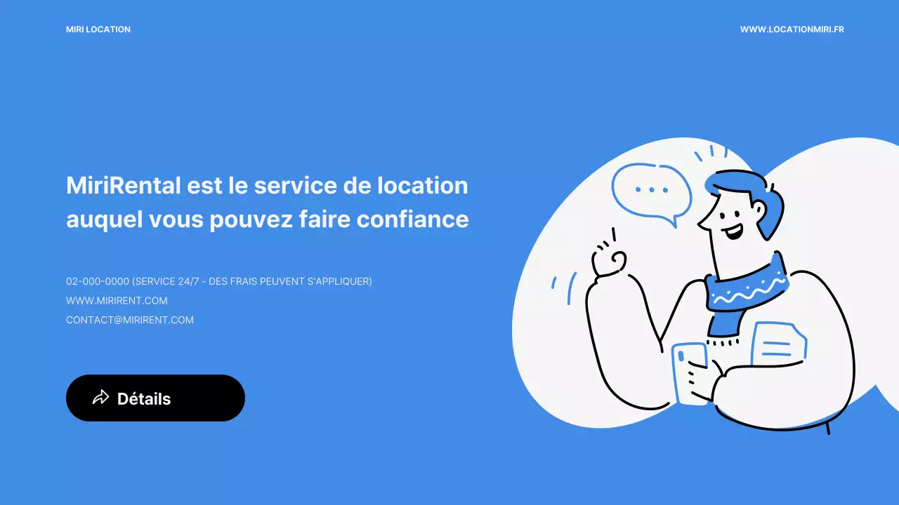 Présentation du service de location d'appareils ménagers