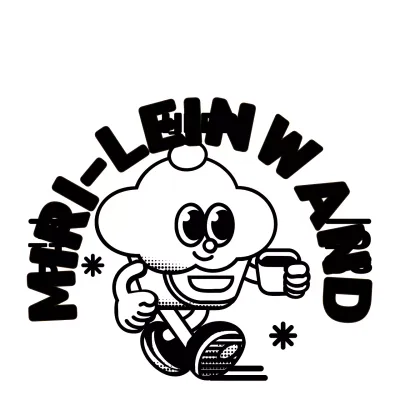 Niedlicher und angesagter Cupcake-Charakter und Textkombination im Logostil für Cafe-Werbung und Merchandise.