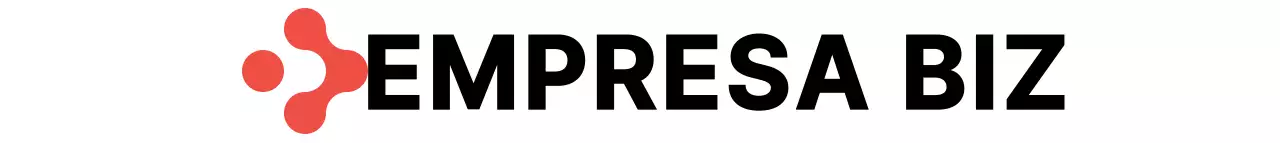 Promova a sua empresa com um logótipo simples a vermelho e preto